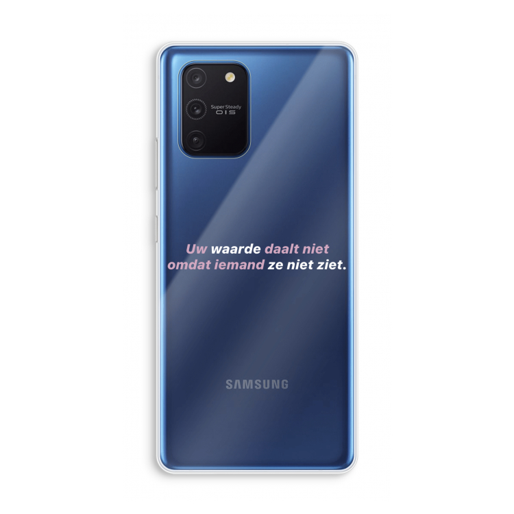 uw waarde daalt niet: Samsung Galaxy Note 10 Lite Transparant Hoesje