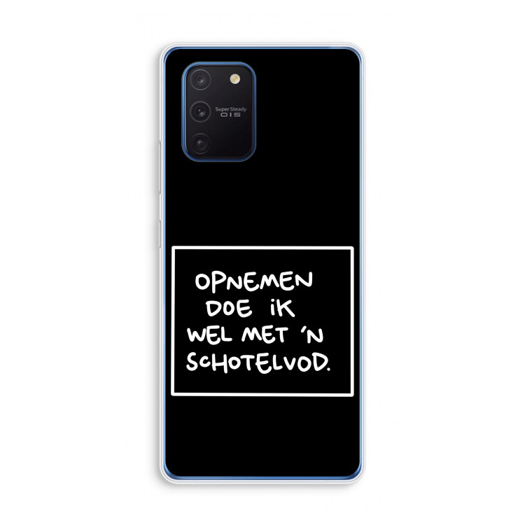 Schotelvod: Samsung Galaxy Note 10 Lite Transparant Hoesje