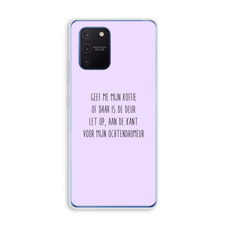 Ochtendhumeur: Samsung Galaxy Note 10 Lite Transparant Hoesje