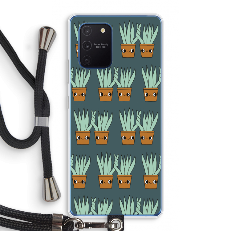 Sansevieria: Samsung Galaxy Note 10 Lite Transparant Hoesje met koord