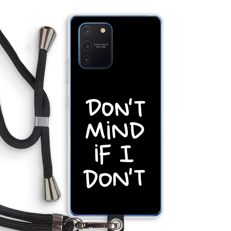 Don't Mind: Samsung Galaxy Note 10 Lite Transparant Hoesje met koord