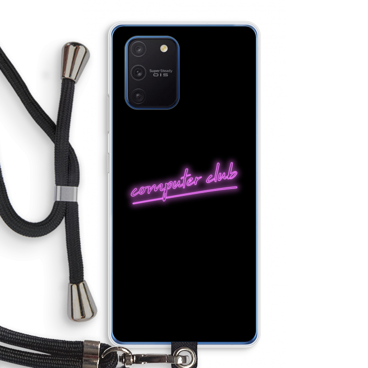 Vice Black: Samsung Galaxy Note 10 Lite Transparant Hoesje met koord