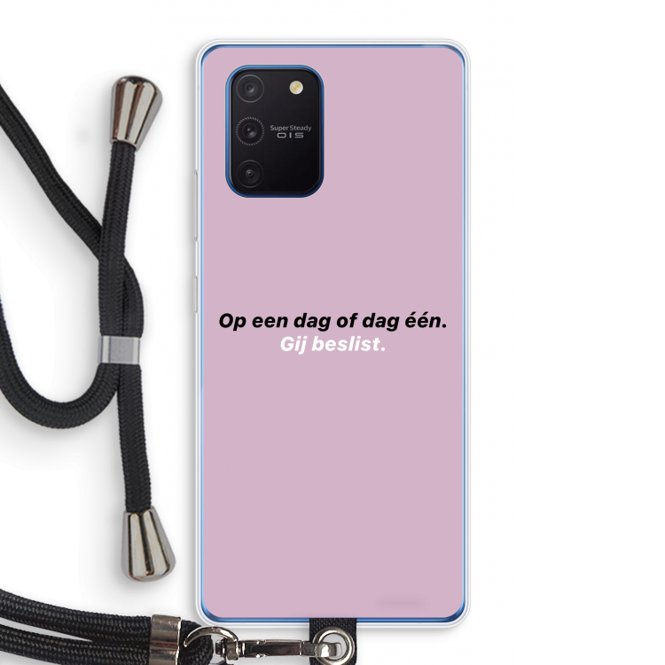 gij beslist: Samsung Galaxy Note 10 Lite Transparant Hoesje met koord