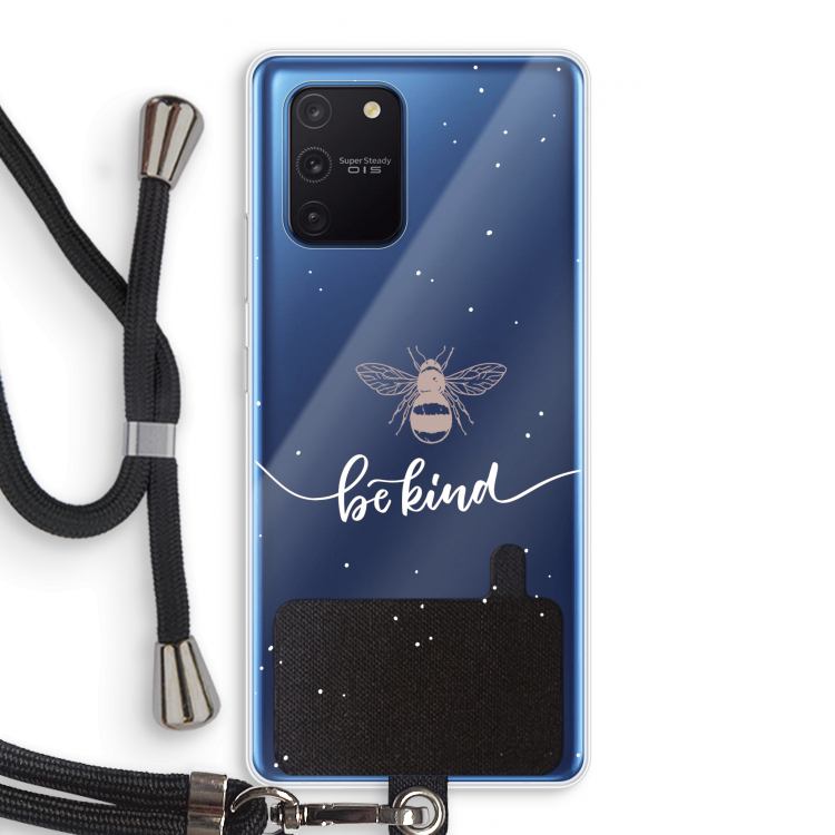 Be(e) kind: Samsung Galaxy Note 10 Lite Transparant Hoesje met koord