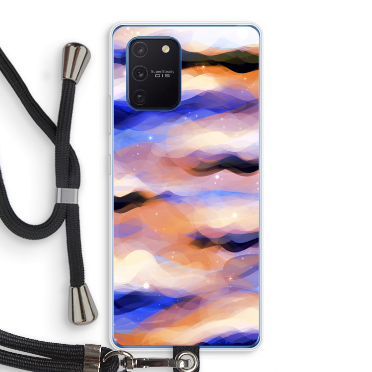 Donkere Wolken: Samsung Galaxy Note 10 Lite Transparant Hoesje met koord