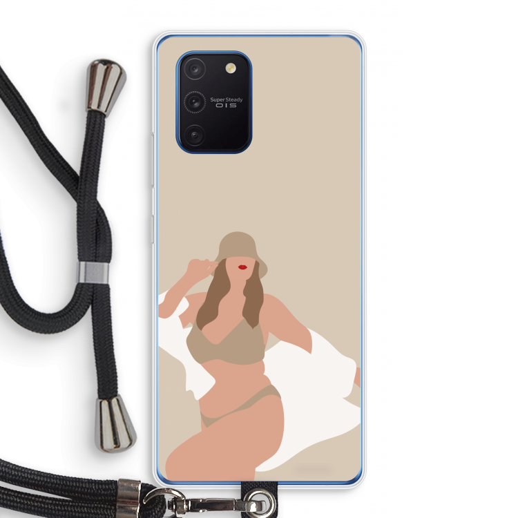 One of a kind: Samsung Galaxy Note 10 Lite Transparant Hoesje met koord