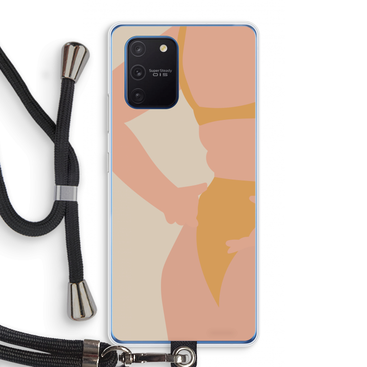 Bikini body: Samsung Galaxy Note 10 Lite Transparant Hoesje met koord
