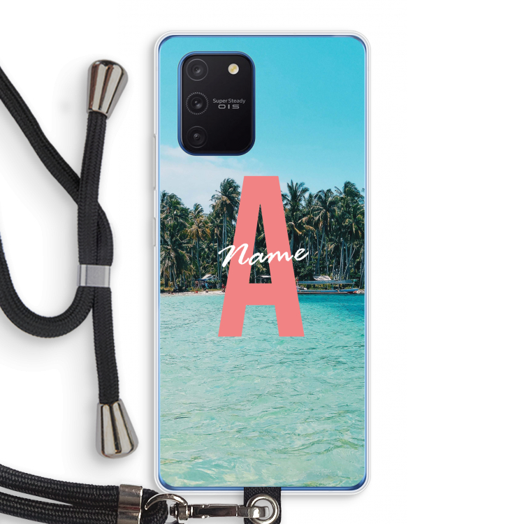 Pacific Dream: Samsung Galaxy Note 10 Lite Transparant Hoesje met koord