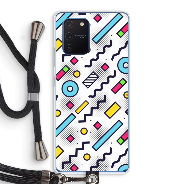 8-bit N°8: Samsung Galaxy Note 10 Lite Transparant Hoesje met koord