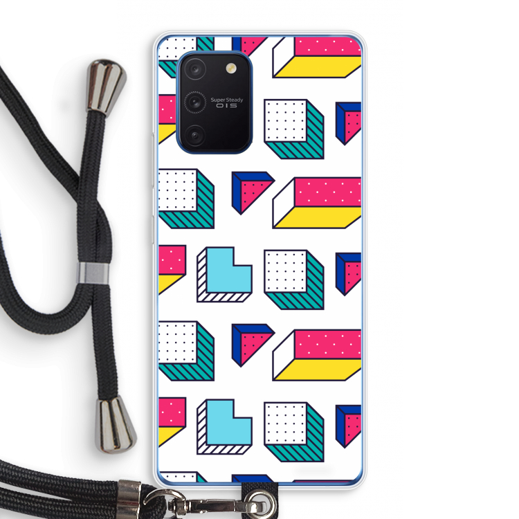 8-bit N°7: Samsung Galaxy Note 10 Lite Transparant Hoesje met koord