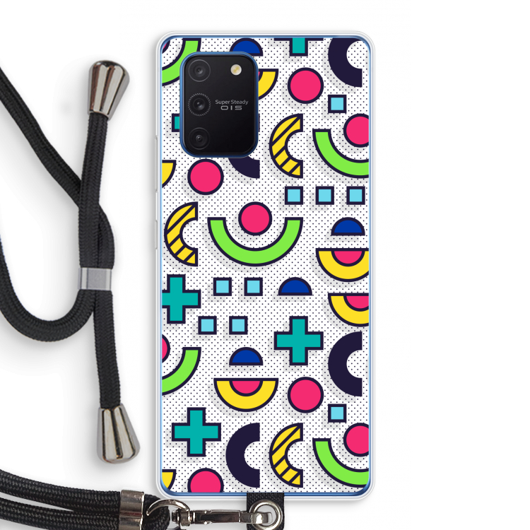 8-bit N°6: Samsung Galaxy Note 10 Lite Transparant Hoesje met koord