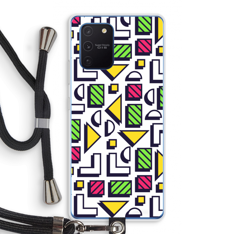 8-bit N°4: Samsung Galaxy Note 10 Lite Transparant Hoesje met koord