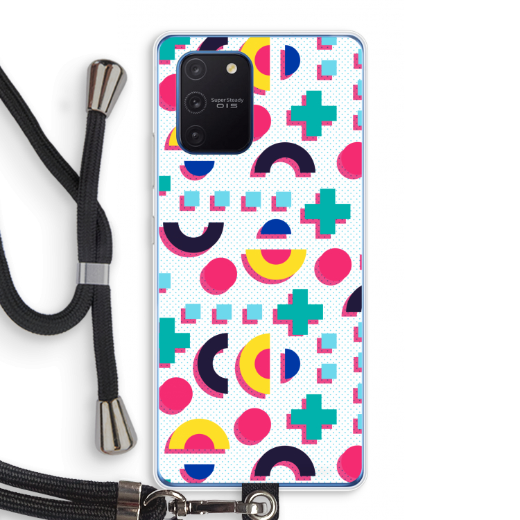 8-bit N°2: Samsung Galaxy Note 10 Lite Transparant Hoesje met koord