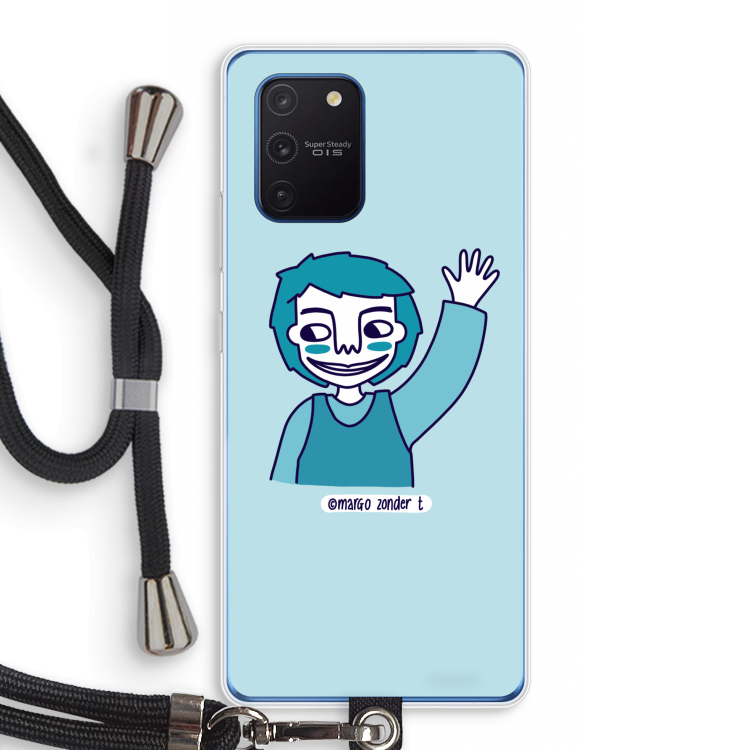 Zwaai: Samsung Galaxy Note 10 Lite Transparant Hoesje met koord