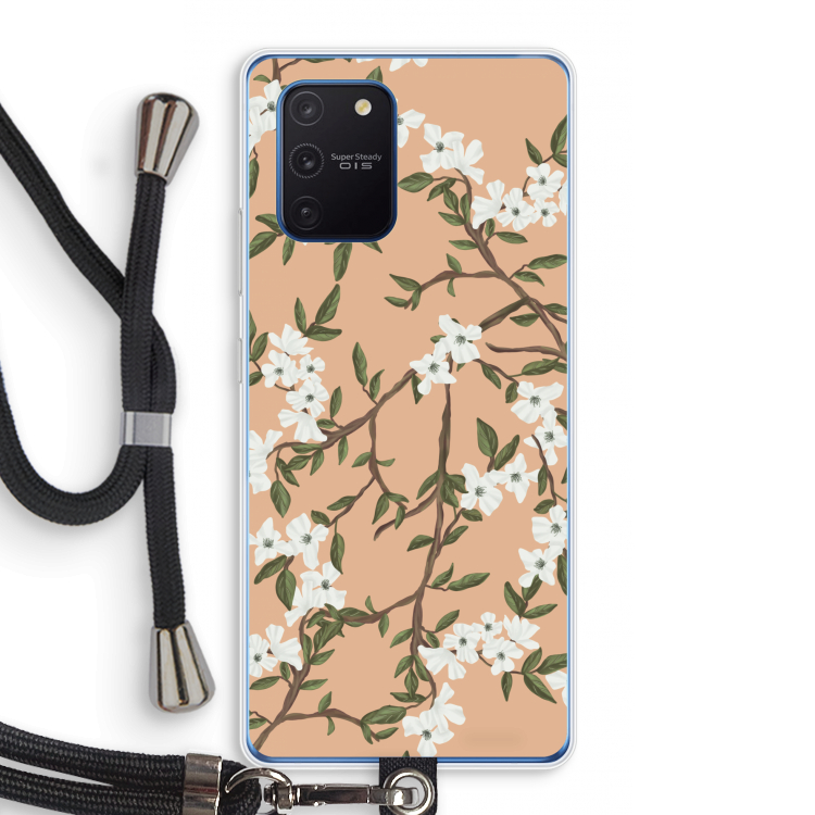 Blossoming spring: Samsung Galaxy Note 10 Lite Transparant Hoesje met koord