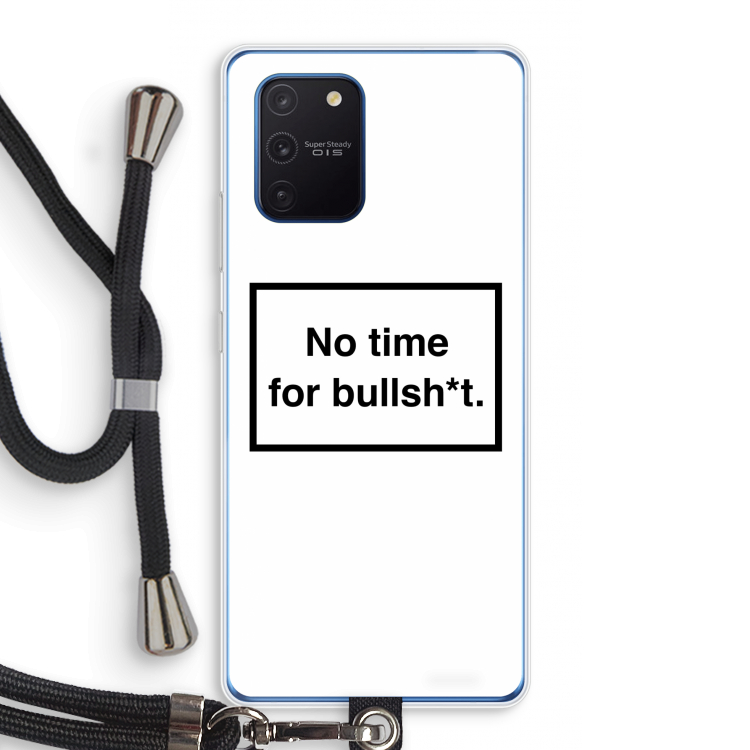 No time: Samsung Galaxy Note 10 Lite Transparant Hoesje met koord