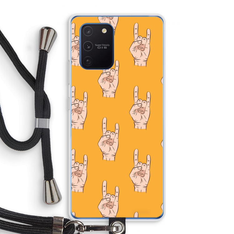 Rock: Samsung Galaxy Note 10 Lite Transparant Hoesje met koord