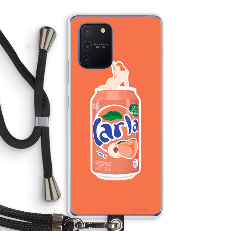 S(peach)less: Samsung Galaxy Note 10 Lite Transparant Hoesje met koord