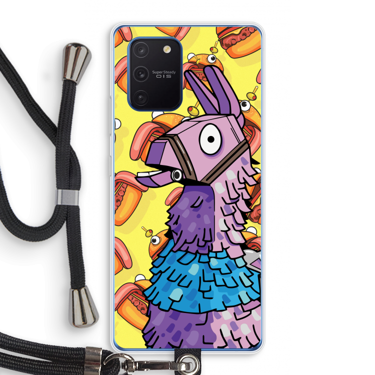 Loot Burger: Samsung Galaxy Note 10 Lite Transparant Hoesje met koord