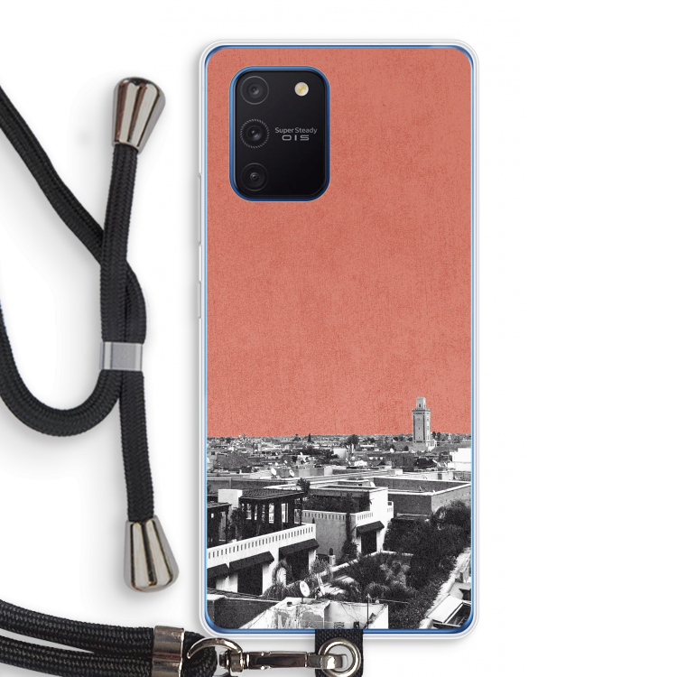 Marrakech Skyline : Samsung Galaxy Note 10 Lite Transparant Hoesje met koord