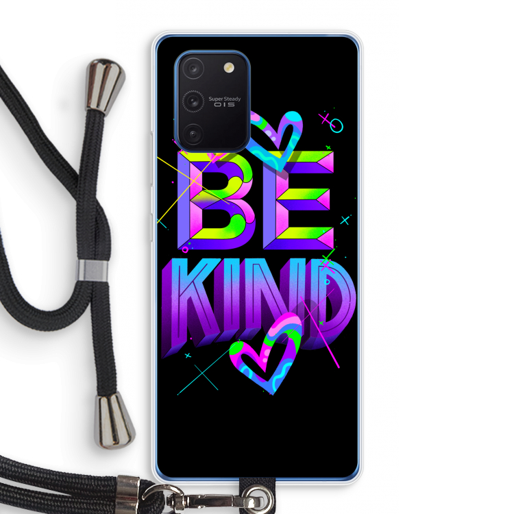 Be Kind: Samsung Galaxy Note 10 Lite Transparant Hoesje met koord