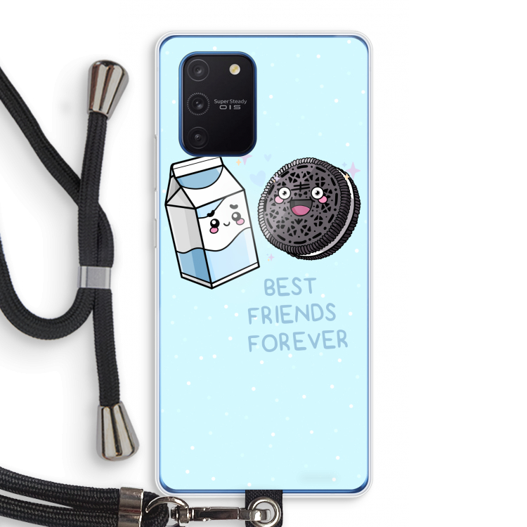 Best Friend Forever: Samsung Galaxy Note 10 Lite Transparant Hoesje met koord