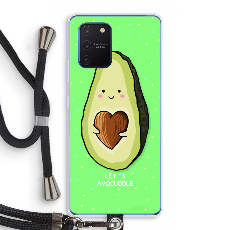 Avocuddle: Samsung Galaxy Note 10 Lite Transparant Hoesje met koord