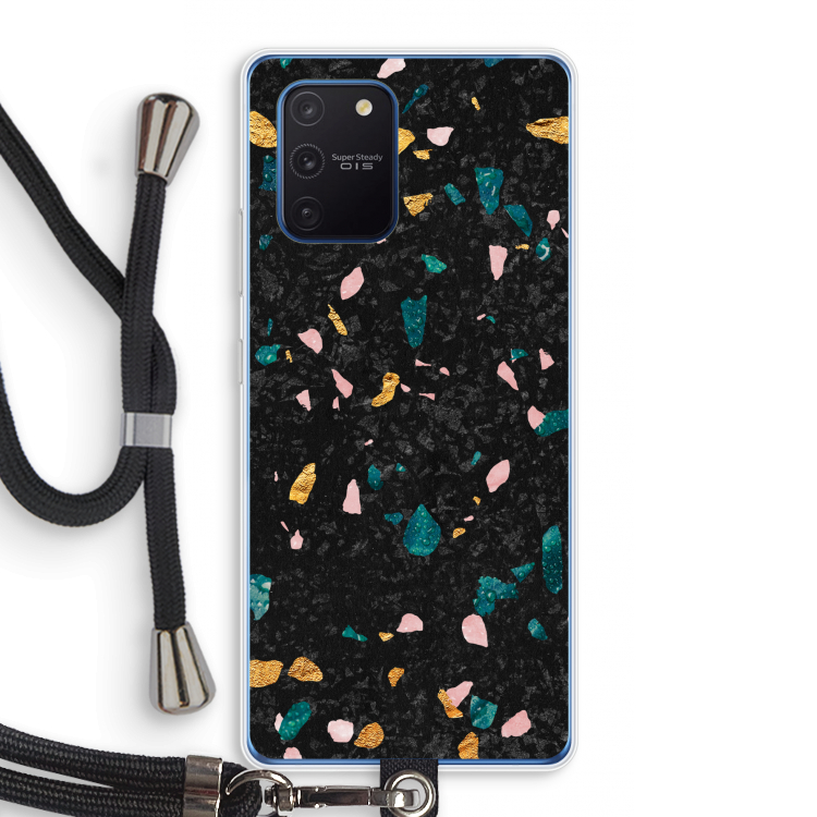 Terrazzo N°10: Samsung Galaxy Note 10 Lite Transparant Hoesje met koord