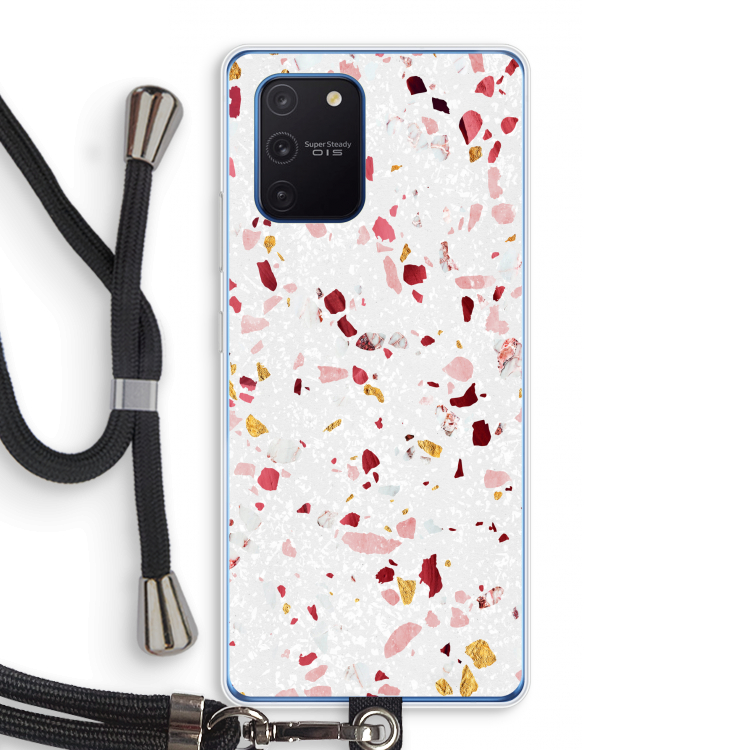 Terrazzo N°9: Samsung Galaxy Note 10 Lite Transparant Hoesje met koord