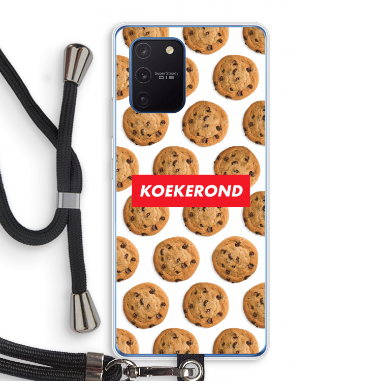 Koekerond: Samsung Galaxy Note 10 Lite Transparant Hoesje met koord