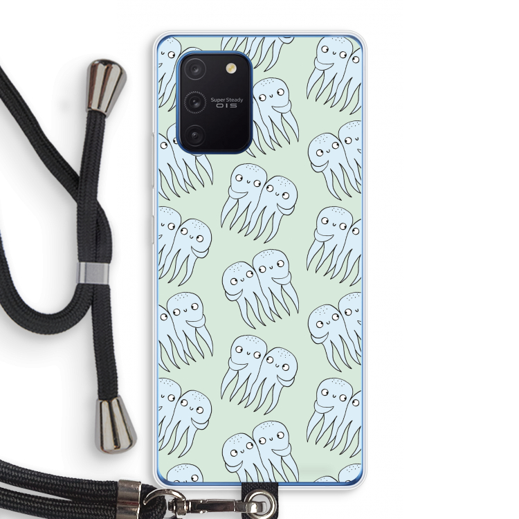 Octopussen: Samsung Galaxy Note 10 Lite Transparant Hoesje met koord