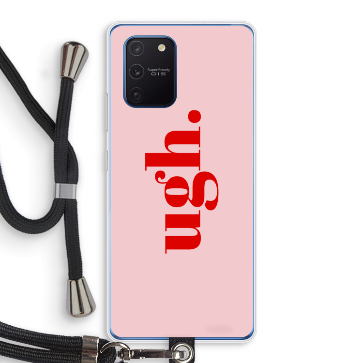 Ugh: Samsung Galaxy Note 10 Lite Transparant Hoesje met koord