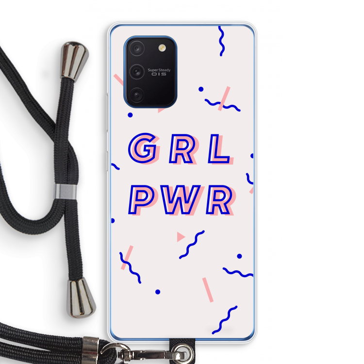 GRL PWR: Samsung Galaxy Note 10 Lite Transparant Hoesje met koord