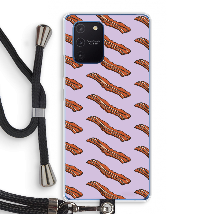 Bacon to my eggs #2: Samsung Galaxy Note 10 Lite Transparant Hoesje met koord