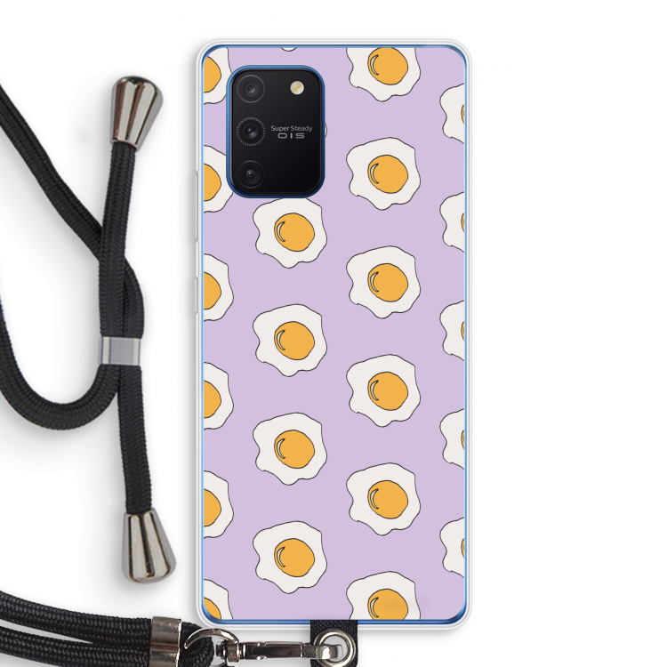 Bacon to my eggs #1: Samsung Galaxy Note 10 Lite Transparant Hoesje met koord