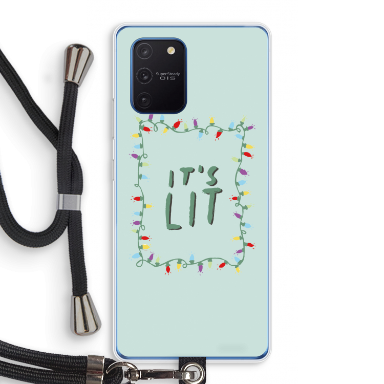 It's Lit: Samsung Galaxy Note 10 Lite Transparant Hoesje met koord