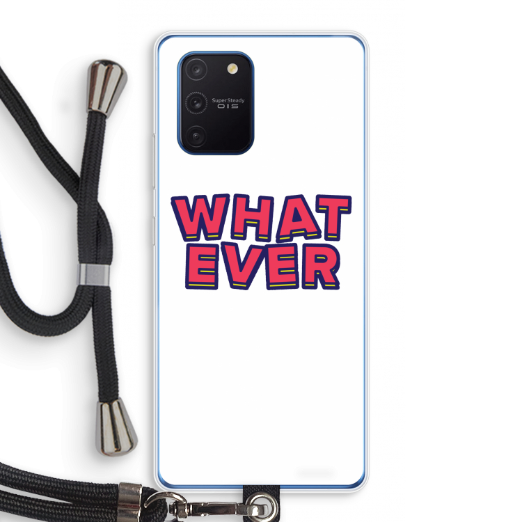 Whatever: Samsung Galaxy Note 10 Lite Transparant Hoesje met koord