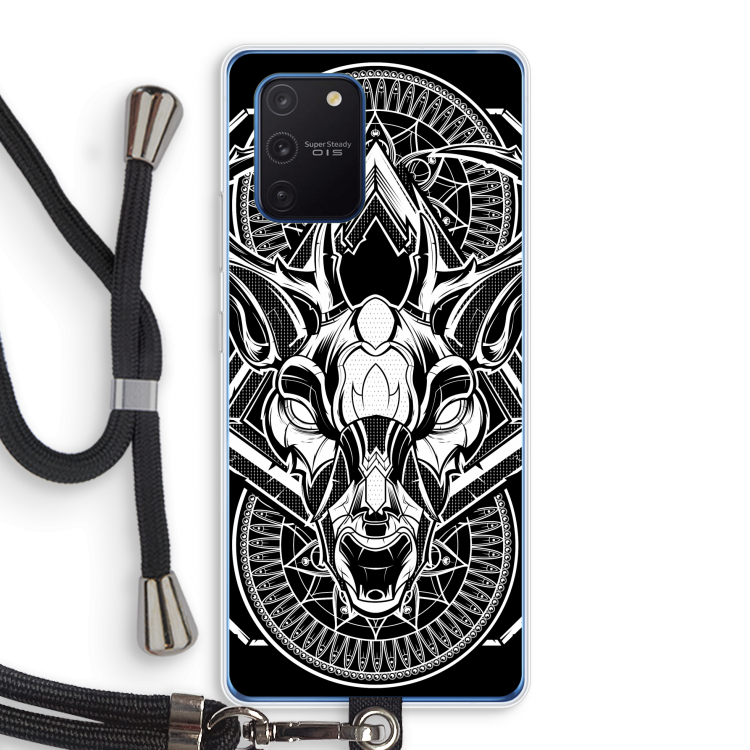 Oh Deer: Samsung Galaxy Note 10 Lite Transparant Hoesje met koord