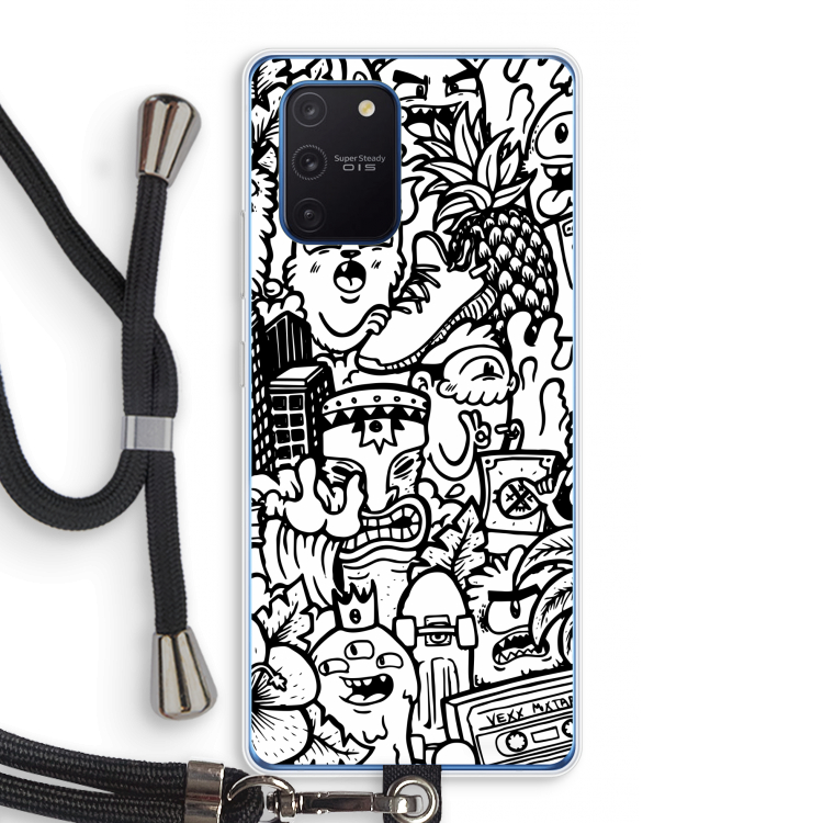 Vexx Mixtape #2: Samsung Galaxy Note 10 Lite Transparant Hoesje met koord