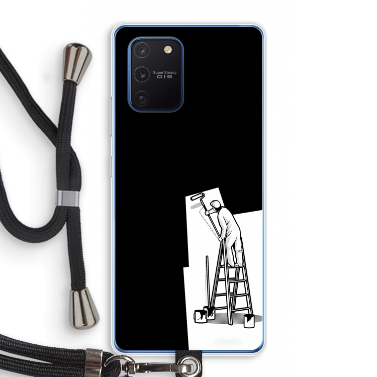 Musketon Painter: Samsung Galaxy Note 10 Lite Transparant Hoesje met koord