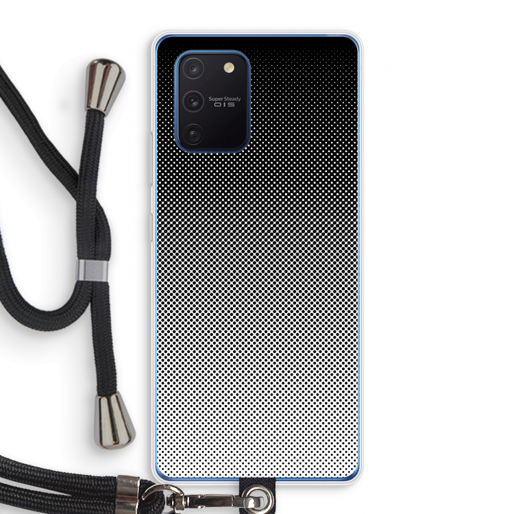 Musketon Halftone: Samsung Galaxy Note 10 Lite Transparant Hoesje met koord