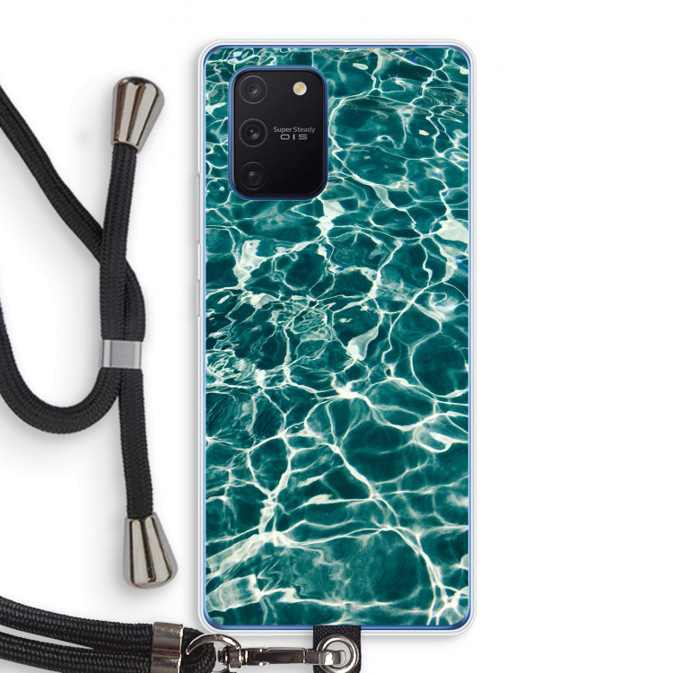 Weerkaatsing water: Samsung Galaxy Note 10 Lite Transparant Hoesje met koord
