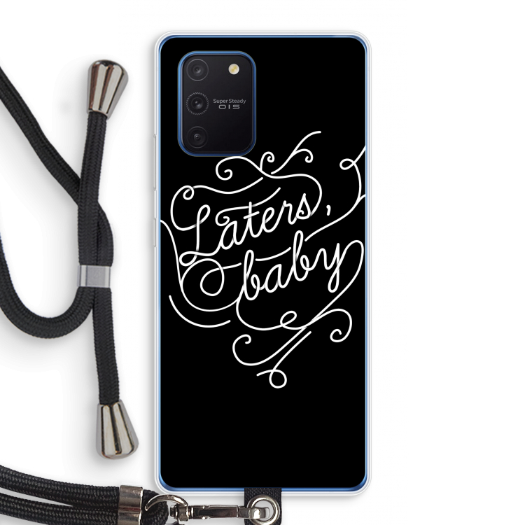 Laters, baby: Samsung Galaxy Note 10 Lite Transparant Hoesje met koord