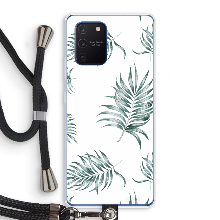 Simple leaves: Samsung Galaxy Note 10 Lite Transparant Hoesje met koord
