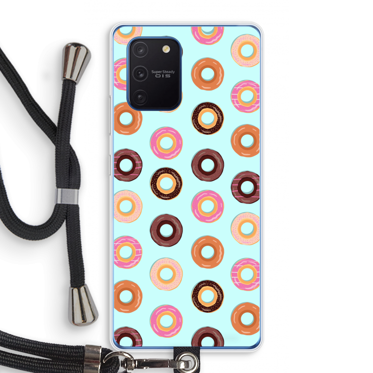Donuts: Samsung Galaxy Note 10 Lite Transparant Hoesje met koord