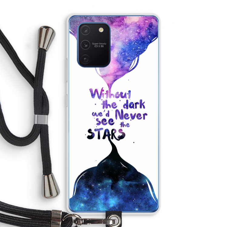 Stars quote: Samsung Galaxy Note 10 Lite Transparant Hoesje met koord