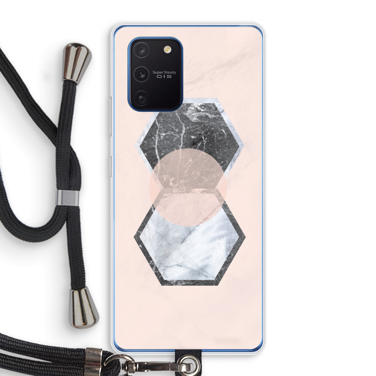 Creatieve toets: Samsung Galaxy Note 10 Lite Transparant Hoesje met koord