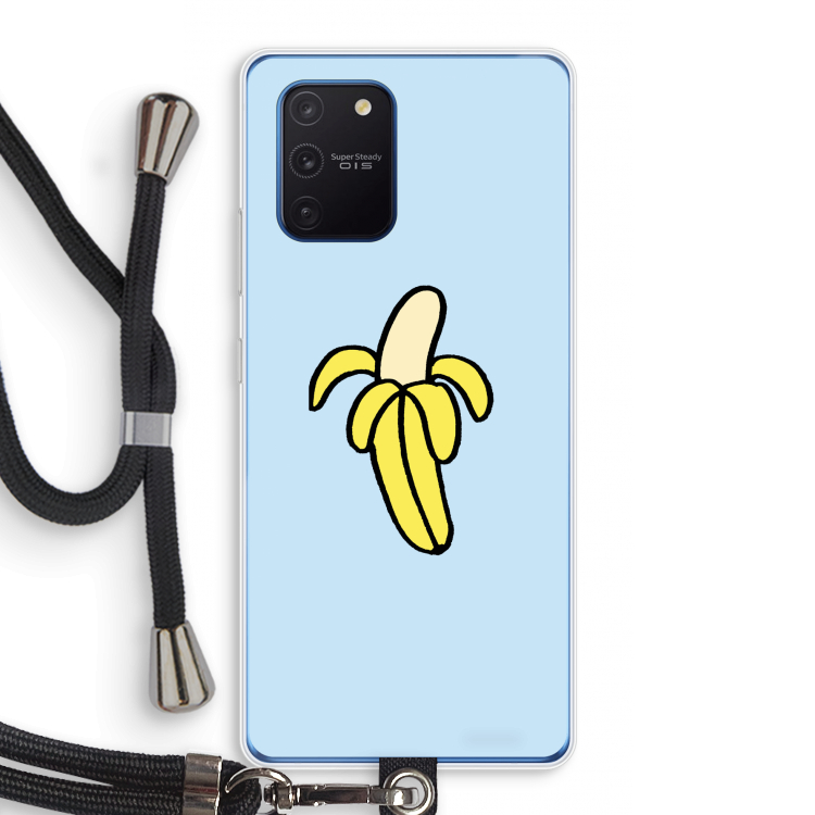 Banana: Samsung Galaxy Note 10 Lite Transparant Hoesje met koord