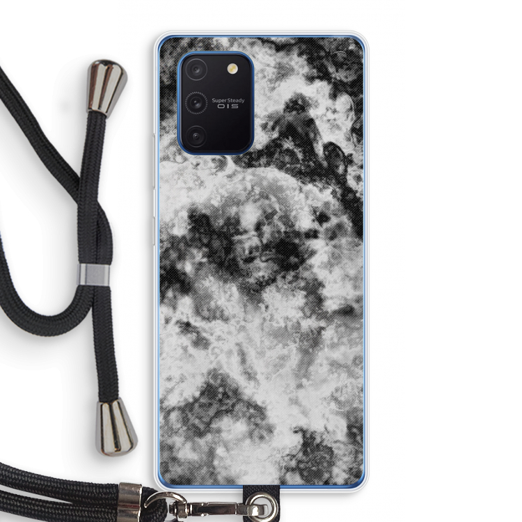 Onweer: Samsung Galaxy Note 10 Lite Transparant Hoesje met koord