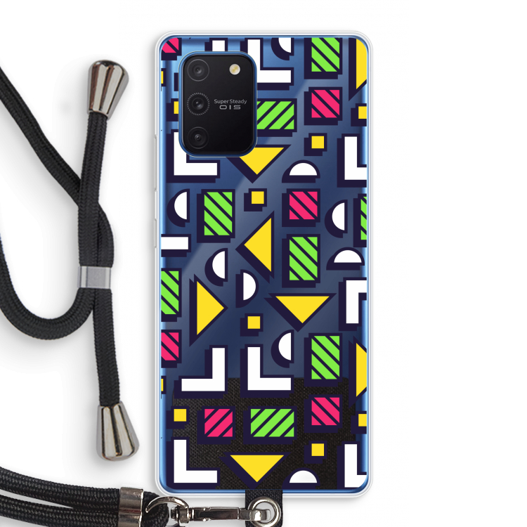 8-bit N°4: Samsung Galaxy Note 10 Lite Transparant Hoesje met koord